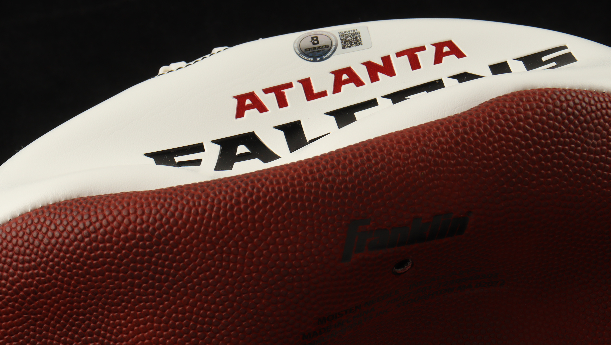 Michael Vick Signed Falcons Logo Football (Beckett) at PristineAuction.com Michael Vick Signed Falcons Logo Football (Beckett) at PristineAuction.com