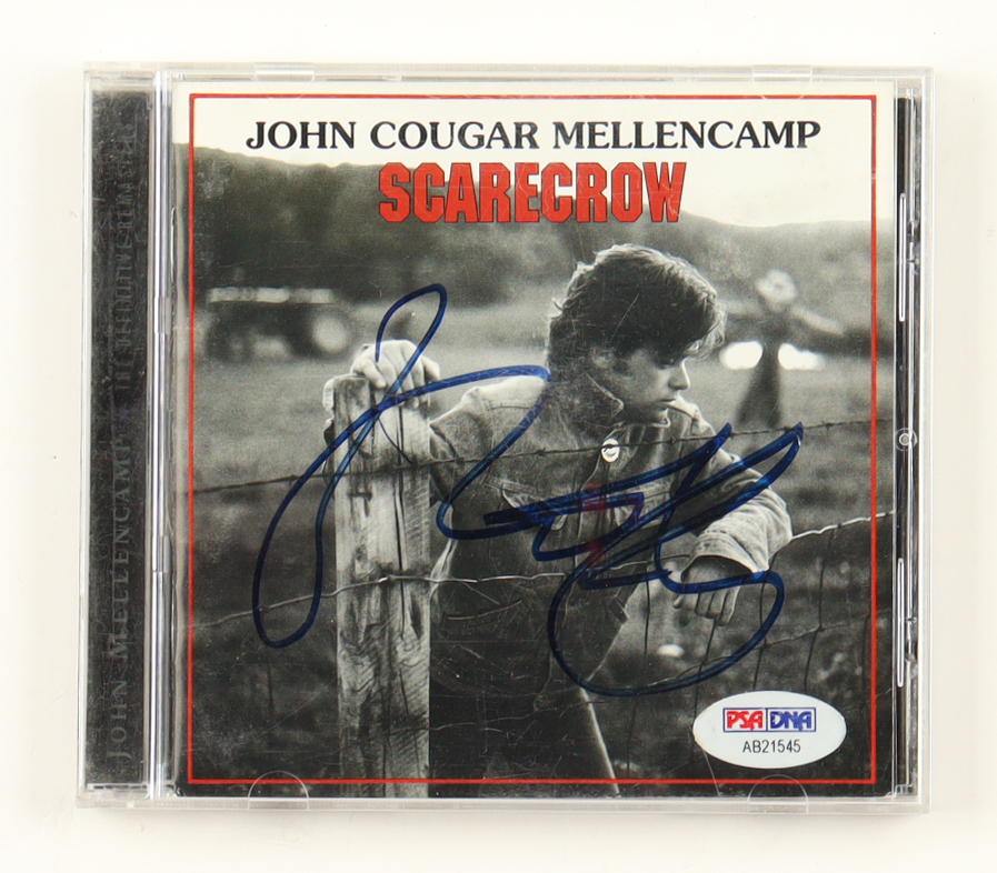 John Mellencamp Signed "Scarecrow" CD Album Cover (PSA) at PristineAuction.com John Mellencamp Signed "Scarecrow" CD Album Cover (PSA) at PristineAuction.com