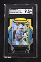 Amon-Ra St. Brown 2021 Select Prizm Black and Gold Die Cut #273 RC (SGC 9.5) at PristineAuction.com