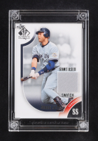 Derek Jeter 2022 Jersey Fusion Game Used Swatch #DJ03 at PristineAuction.com