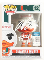 Rueben Bain Jr. Signed "Miami Hurricanes" #12 Sebastian The Ibis Funko Pop! Vinyl Figure (JSA) at PristineAuction.com