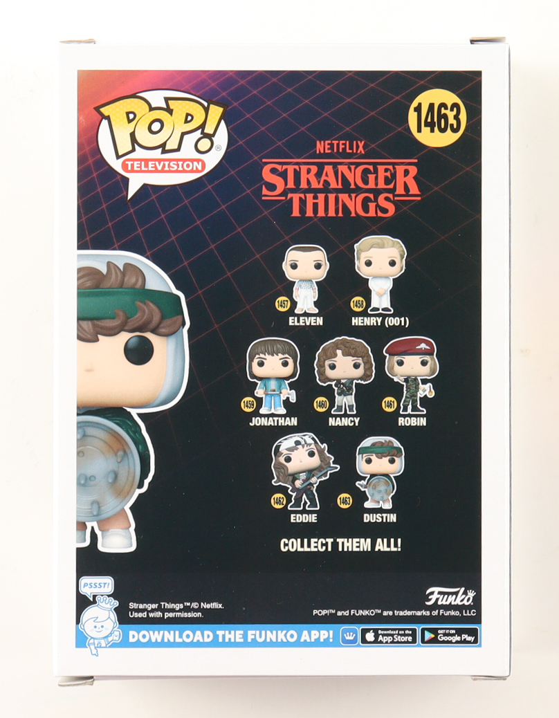 Gaten Matarazzo Signed "Stranger Things" #1463 Dustin Funko Pop! Vinyl Figure Inscribed "Dustin" (Beckett) at PristineAuction.com Gaten Matarazzo Signed "Stranger Things" #1463 Dustin Funko Pop! Vinyl Figure Inscribed "Dustin" (Beckett) at PristineAuction.com