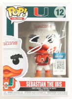 Francis Mauigoa Signed "Miami Hurricanes" #12 Sebastian The Ibis Funko Pop! Vinyl Figure (JSA) at PristineAuction.com