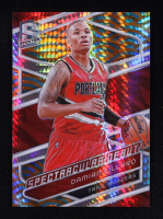 Damian Lillard 2023-24 Panini Spectra International Blue and Orange SD #176 #16/25 at PristineAuction.com