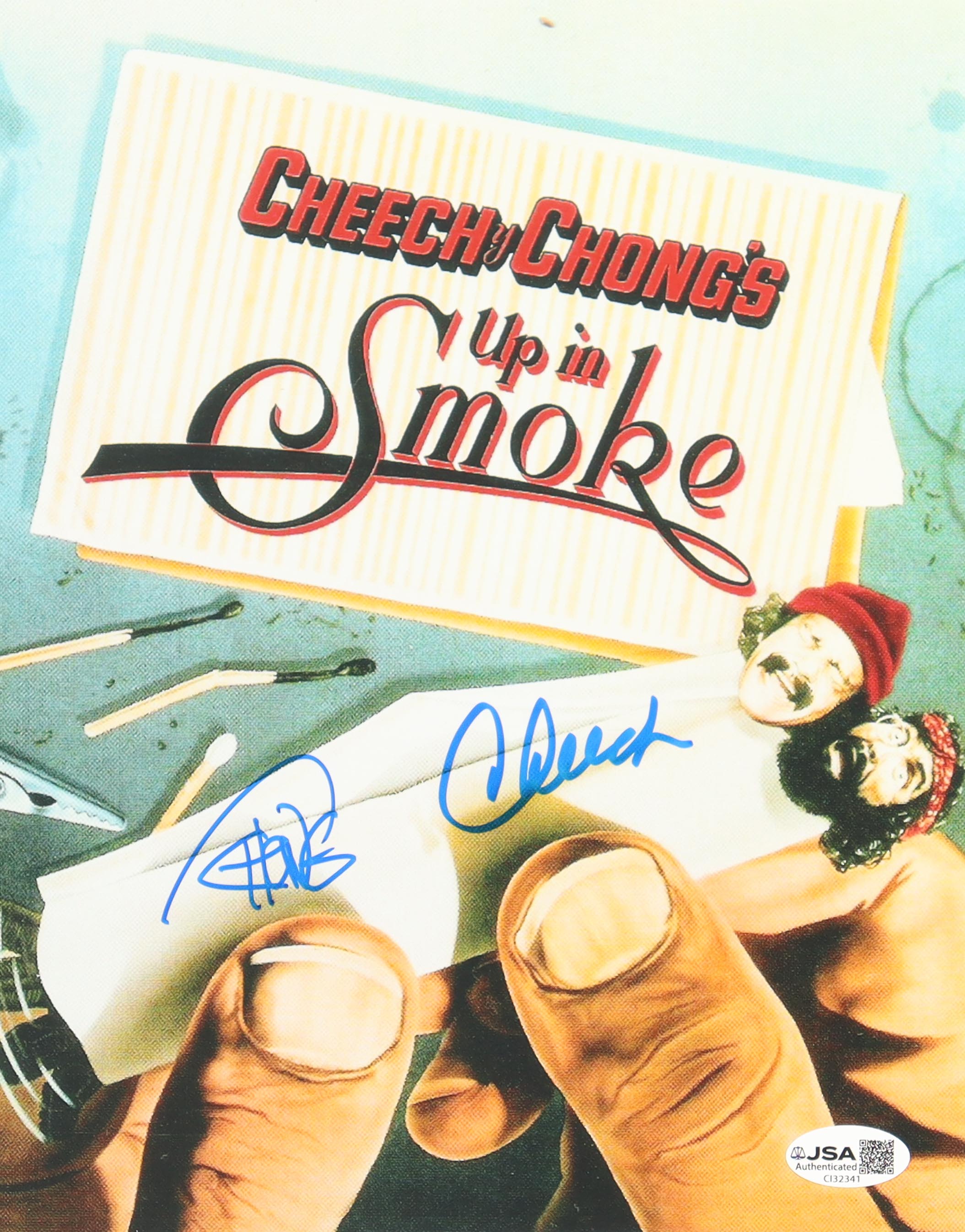 Cheech Marin & Tommy Chong Signed "Up in Smoke" 8x10 Photo (JSA) at PristineAuction.com Cheech Marin & Tommy Chong Signed "Up in Smoke" 8x10 Photo (JSA) at PristineAuction.com
