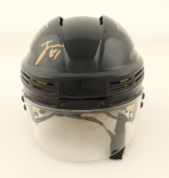 Jonathan Marchessault Signed Golden Knights Mini Helmet (Fanatics & PSA) at PristineAuction.com