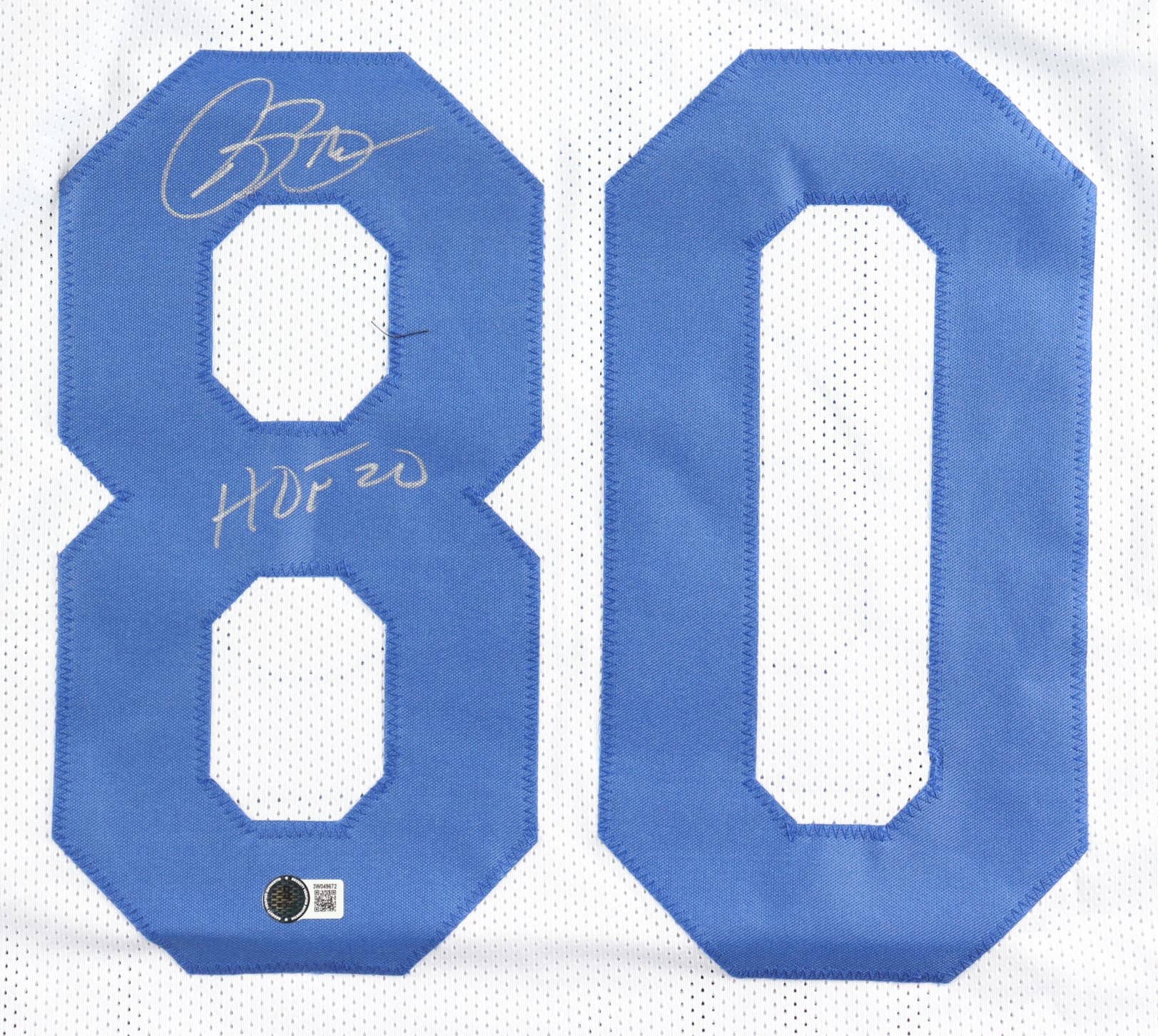 Isaac Bruce Signed Jersey Inscribed "HOF 20" (Beckett) at PristineAuction.com Isaac Bruce Signed Jersey Inscribed "HOF 20" (Beckett) at PristineAuction.com