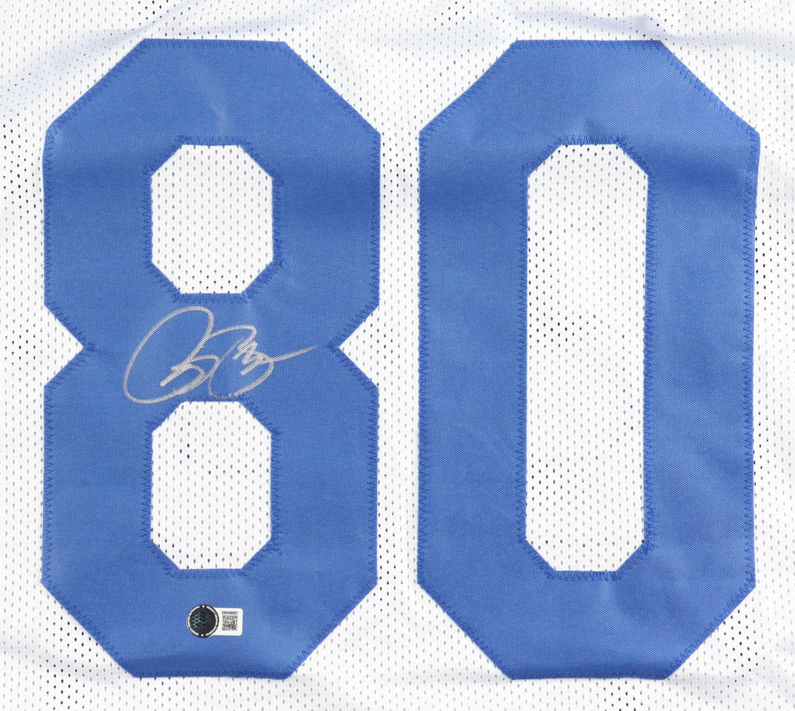 Isaac Bruce Signed Jersey Inscribed "SB XXXIV" & "73 Yd GW TD" (Beckett) at PristineAuction.com Isaac Bruce Signed Jersey Inscribed "SB XXXIV" & "73 Yd GW TD" (Beckett) at PristineAuction.com