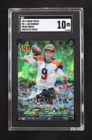 Joe Burrow 2021 Panini Prizm Prizm Break Prizms Green Ice #2 (SGC 10) at PristineAuction.com
