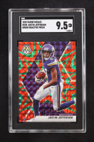Justin Jefferson 2020 Panini Mosaic Mosaic Reactive Green #209 RC (SGC 9.5) at PristineAuction.com