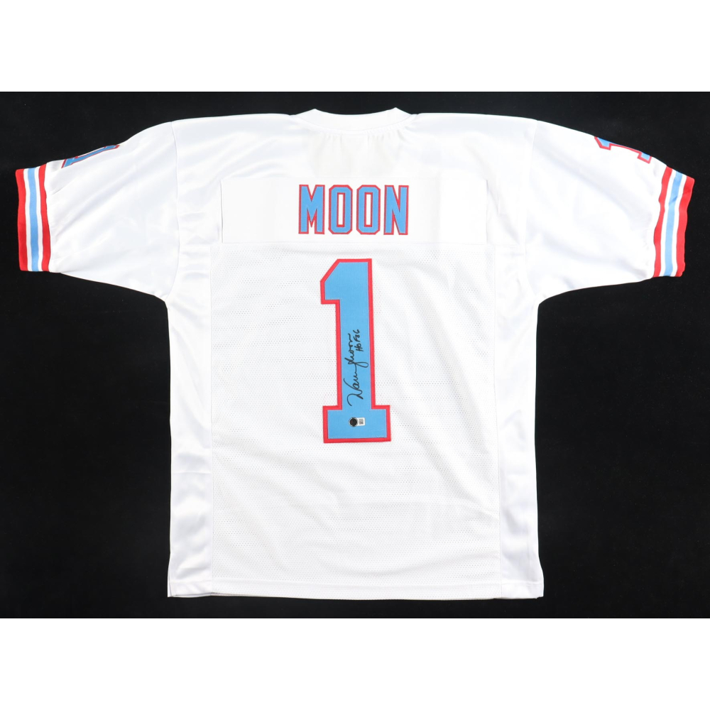 Warren Moon Signed Jersey Inscribed "HOF 06" (Beckett) at PristineAuction.com