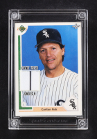 Carlton Fisk 2024 Jersey Fusion Upper Deck Game Used Swatch #CF91 at PristineAuction.com