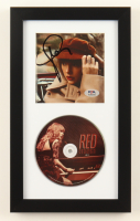 Taylor Swift Signed Custom Framed "Red (Taylor's Version)" CD Album Insert Display with Disc (PSA) at PristineAuction.com