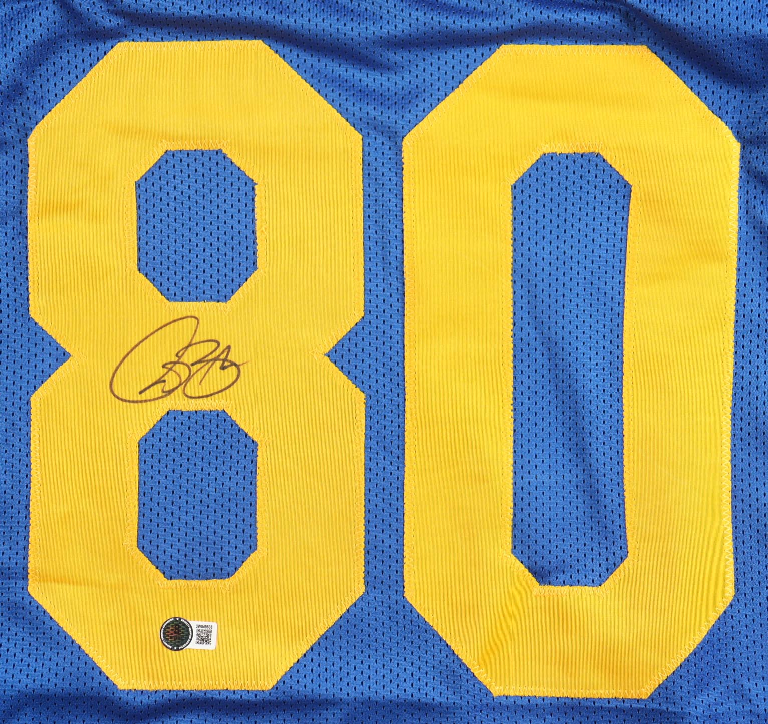 Isaac Bruce Signed Jersey (Beckett) at PristineAuction.com Isaac Bruce Signed Jersey (Beckett) at PristineAuction.com
