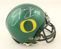 Jonathan Stewart & Dennis Dixon Signed Oregon Ducks Mini Helmet (JSA) at PristineAuction.com