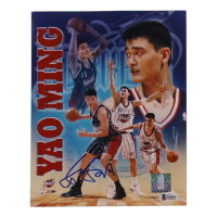 Yao Ming Signed Rockets 8x10 Photo (Beckett) at PristineAuction.com