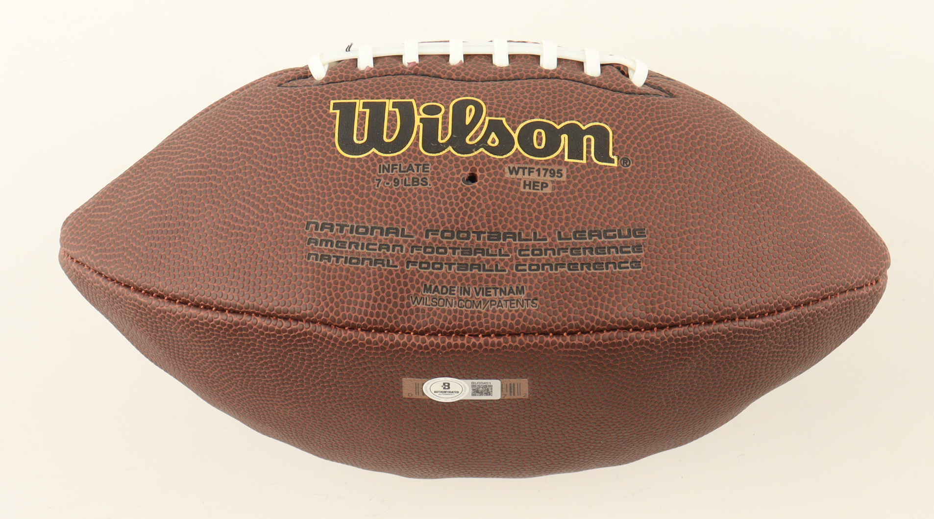 Cris Carter Signed NFL Football (Beckett) at PristineAuction.com Cris Carter Signed NFL Football (Beckett) at PristineAuction.com