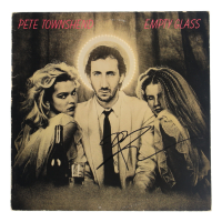 Pete Townshend & Brad Whitford Signed "Empty Glass" Vintage Vinyl LP Album Jacket (Beckett) at PristineAuction.com