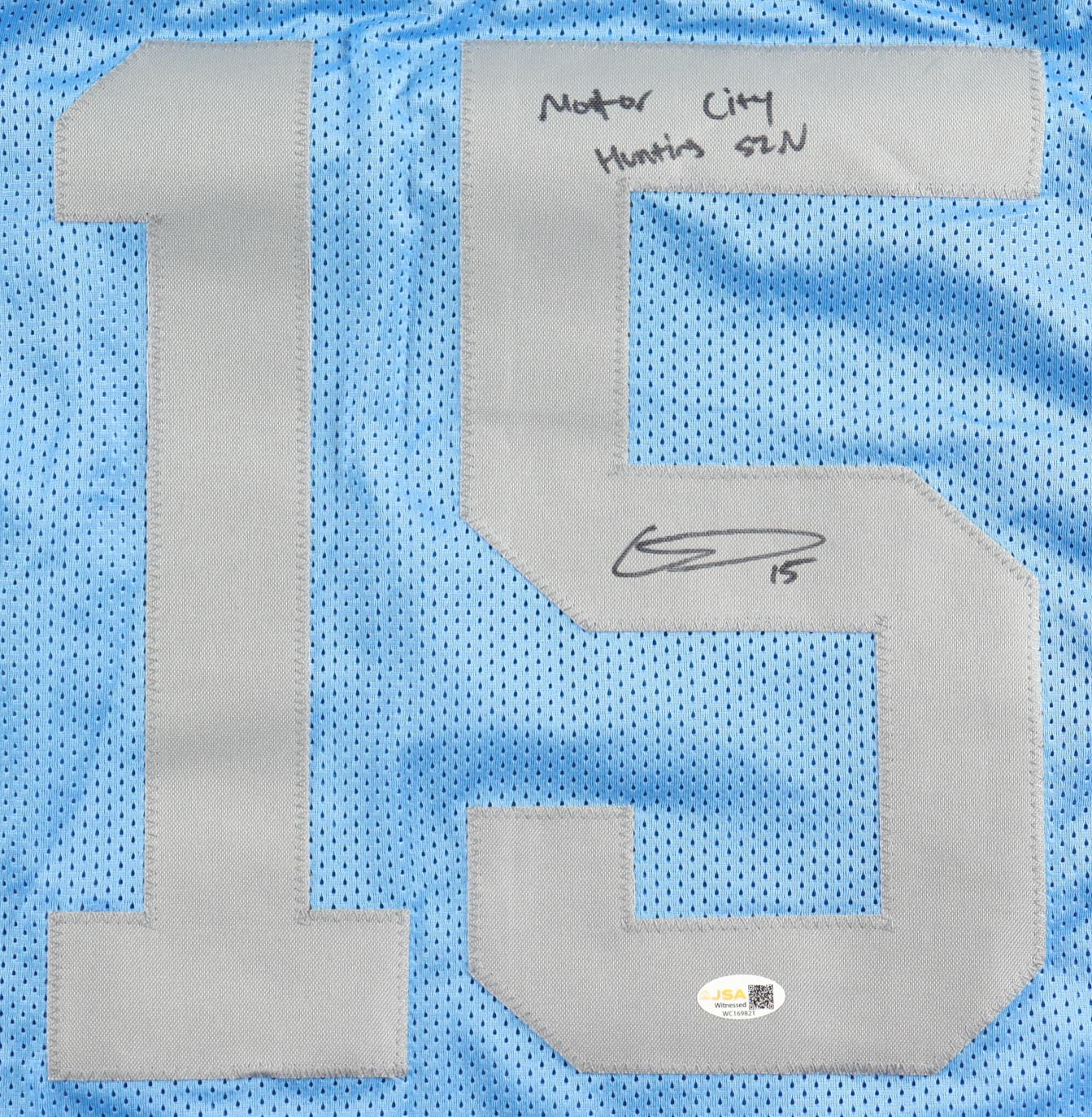 Grant Stuard Signed Jersey Inscribed "Motor City Hunting SZN" (JSA) at PristineAuction.com Grant Stuard Signed Jersey Inscribed "Motor City Hunting SZN" (JSA) at PristineAuction.com