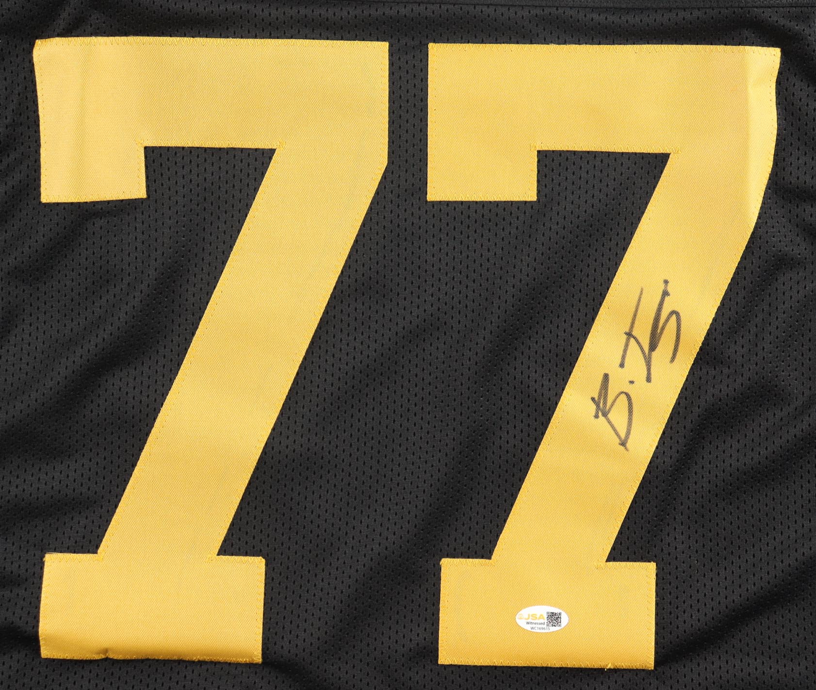 Broderick Jones Signed Jersey (JSA) at PristineAuction.com Broderick Jones Signed Jersey (JSA) at PristineAuction.com