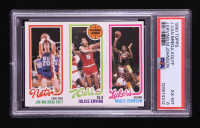 Jan Van Breda Kolff #162 / Julius Erving #174 TL / Magic Johnson #139 1980-81 Topps #146 (PSA 6) at PristineAuction.com