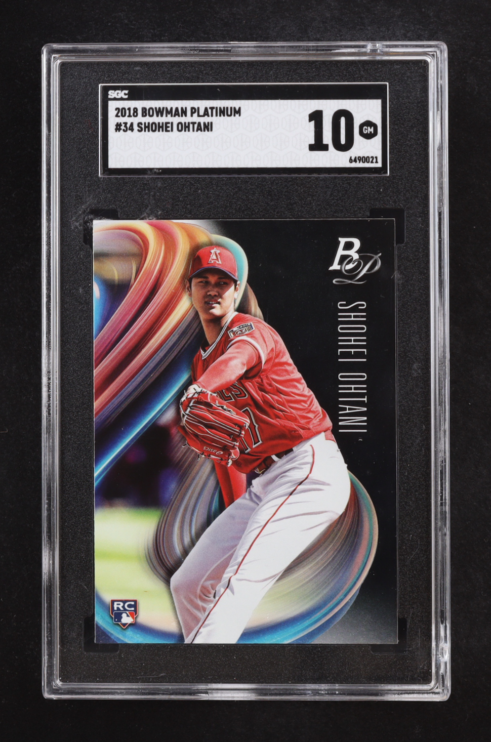 Shohei Ohtani 2018 Bowman Platinum #34 RC (SGC 10) at PristineAuction.com Shohei Ohtani 2018 Bowman Platinum #34 RC (SGC 10) at PristineAuction.com