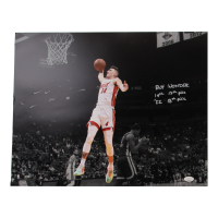 Tyler Herro Signed Heat 16x20 Photo Inscribed "Boy Wonder / 19th 13th Pick / '22 13th Pick" (JSA) at PristineAuction.com