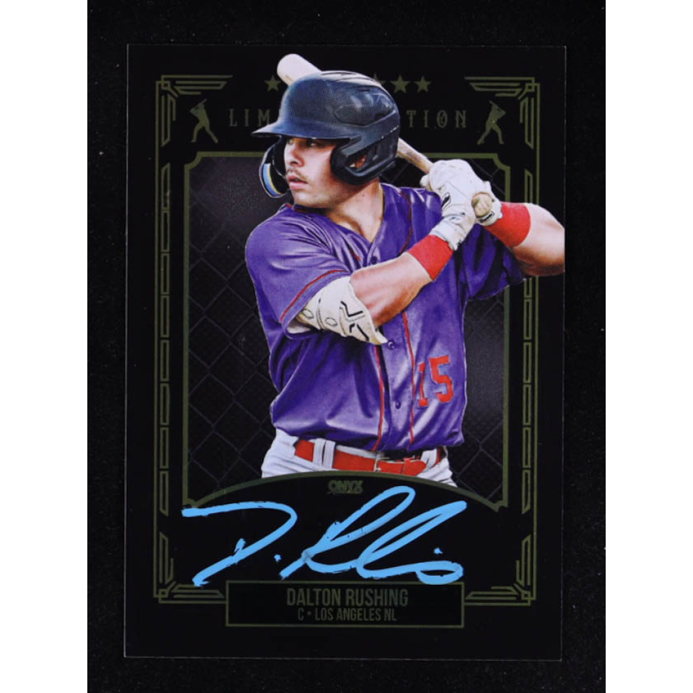 Dalton Rushing 2024 ONYX LE Black Autograph #LEDARU RC | Pristine Auction
