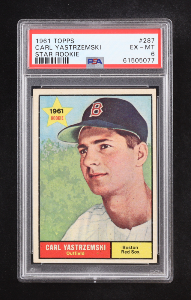 Carl Yastrzemski 1961 Topps #287 RC (PSA 6)
