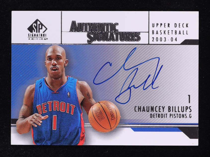 Chauncey Billups 2003-04 SP Authentic Signatures #CB at PristineAuction.com Chauncey Billups 2003-04 SP Authentic Signatures #CB at PristineAuction.com