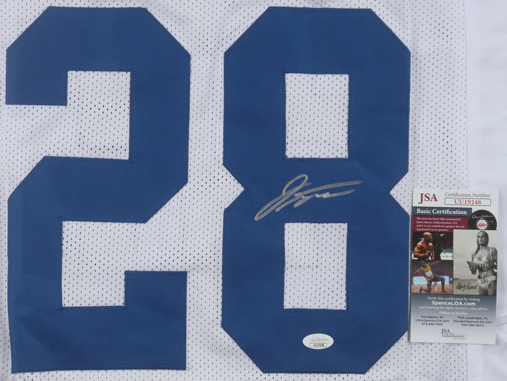 Jonathan Taylor Signed Jersey (JSA) at PristineAuction.com Jonathan Taylor Signed Jersey (JSA) at PristineAuction.com