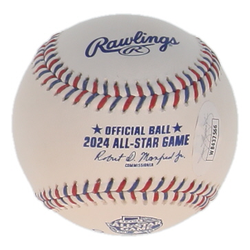 Steven Kwan Signed 2024 All-Star Game Baseball (JSA) at PristineAuction.com Steven Kwan Signed 2024 All-Star Game Baseball (JSA) at PristineAuction.com