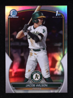 Jacob Wilson 2023 Bowman Chrome Draft Refractors #BDC121 RC at PristineAuction.com
