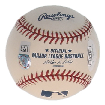 Reggie Jackson Signed OML Baseball Inscribed "HOF-93" (JSA) at PristineAuction.com Reggie Jackson Signed OML Baseball Inscribed "HOF-93" (JSA) at PristineAuction.com