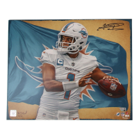 Tua Tagovailoa Signed LE Dolphins 16x20 Photo (Fanatics) at PristineAuction.com