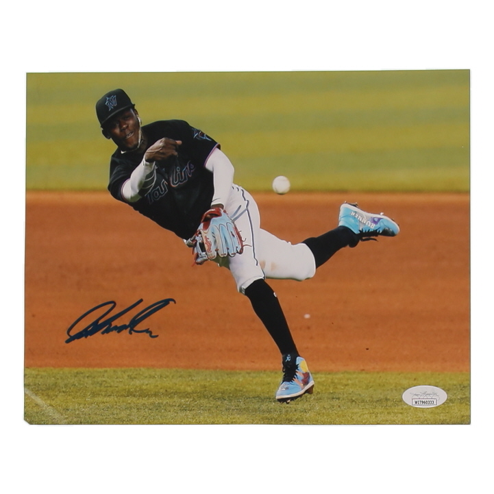 Jazz Chisholm Signed Marlins 8x10 Photo (JSA) at PristineAuction.com Jazz Chisholm Signed Marlins 8x10 Photo (JSA) at PristineAuction.com