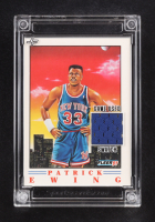Patrick Ewing 2024 Jersey Fusion Fleer 97 Game Used Swatch #PE99 at PristineAuction.com