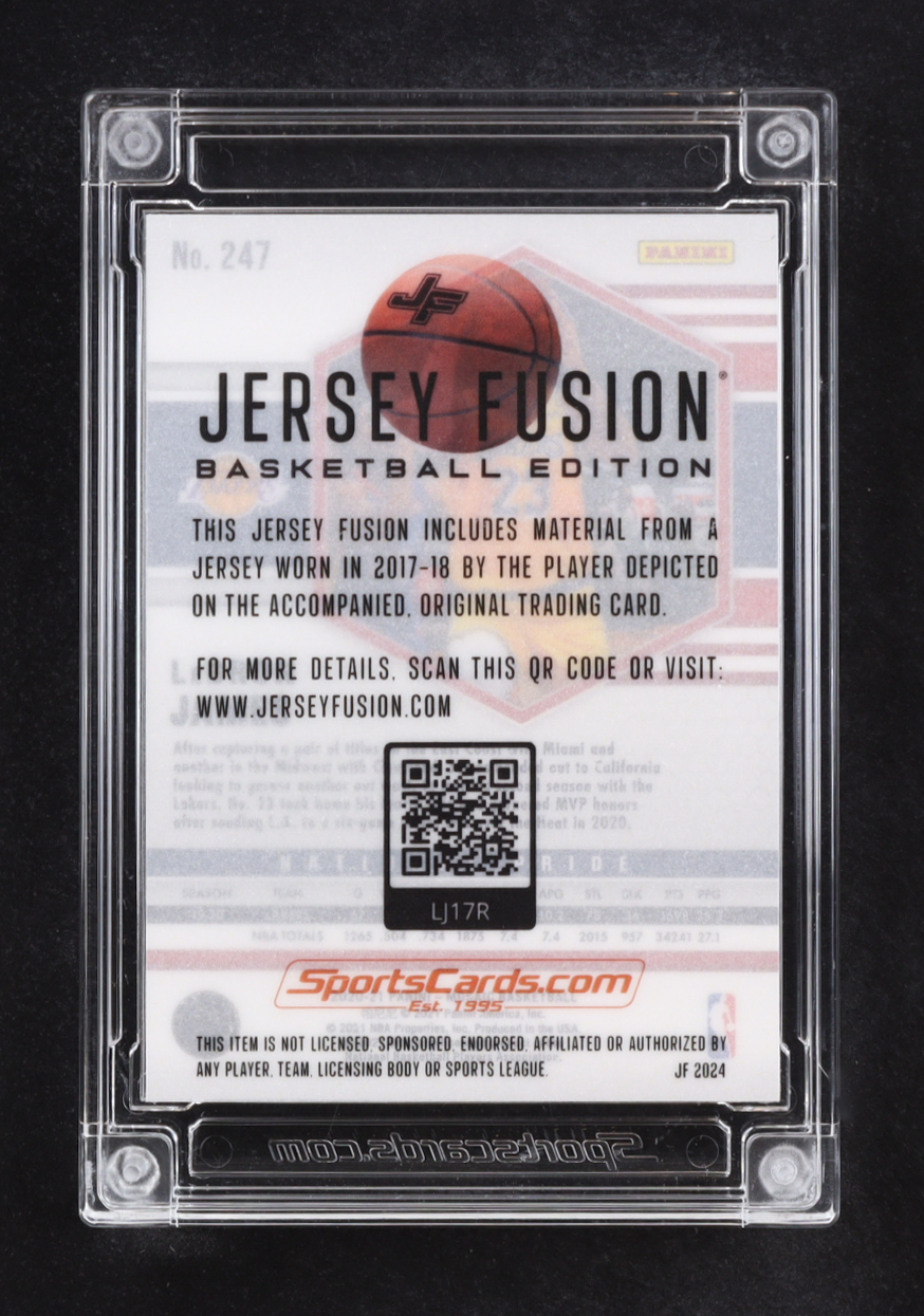 Lebron James 2024 Jersey Fusion Mosaic National Pride Game Used Swatch #LJ17R at PristineAuction.com Lebron James 2024 Jersey Fusion Mosaic National Pride Game Used Swatch #LJ17R at PristineAuction.com