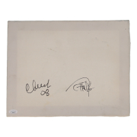 Tommy Chong & Cheech Marin Signed Canvas Panel (JSA) at PristineAuction.com