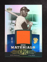 Willie McCovey 2006 Upper Deck Epic Materials Blue #WM2 #18/99 at PristineAuction.com