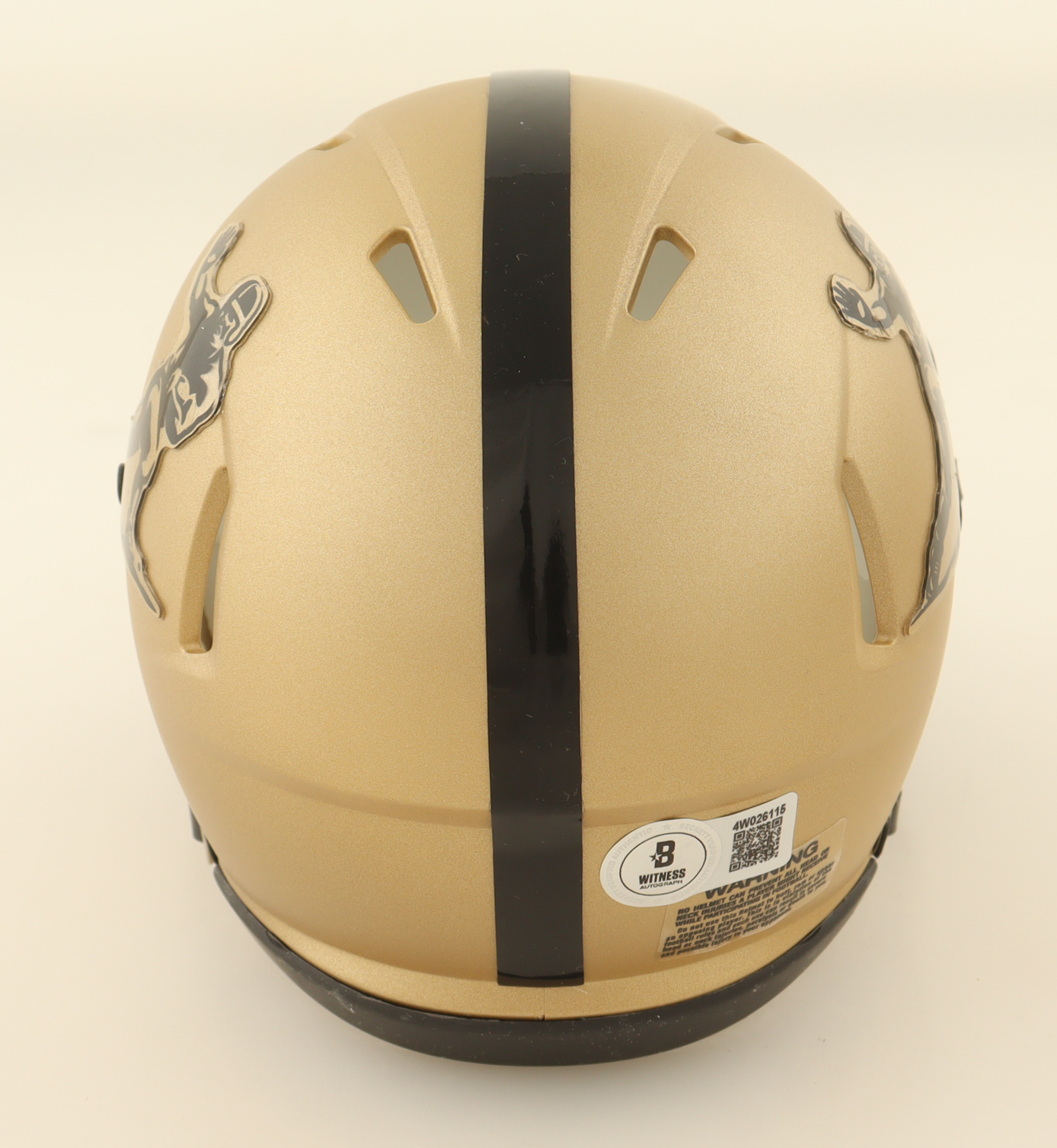 Johnny Manziel Signed Heisman Trophy Logo Speed Mini Helmet Inscribed "12 Heisman" (Beckett) at PristineAuction.com Johnny Manziel Signed Heisman Trophy Logo Speed Mini Helmet Inscribed "12 Heisman" (Beckett) at PristineAuction.com