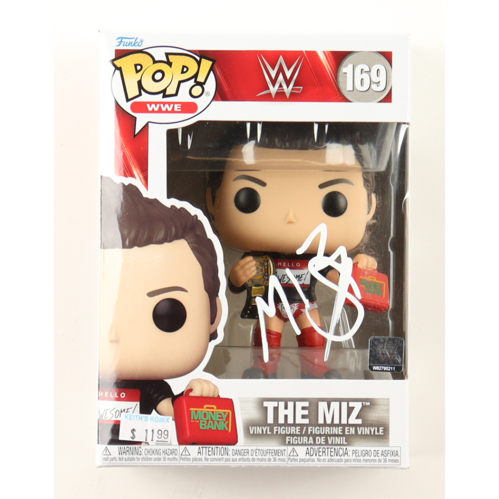The Miz Signed "WWE" #169 Funko Pop! Vinyl Figure with Hand-Drawn Sketch (Beckett) at PristineAuction.com