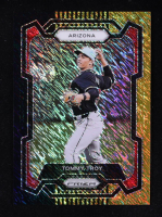 Tommy Troy 2024 Panini Prizm Prizms Black Gold Shimmer FOTL #164 #3/3 RC at PristineAuction.com