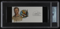 Rex Barber Signed Cut Signature with Portrait (PSA) WWII Ace 5 V Yamamoto Mission at PristineAuction.com