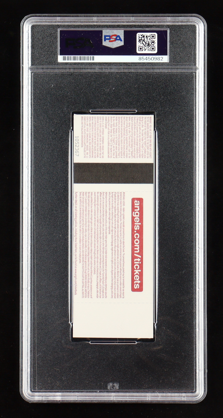 Nolan Schanuel Signed 2023 Angel Stadium Ticket Stub Inscribed "1st HR" (PSA | Auto 10) at PristineAuction.com Nolan Schanuel Signed 2023 Angel Stadium Ticket Stub Inscribed "1st HR" (PSA | Auto 10) at PristineAuction.com