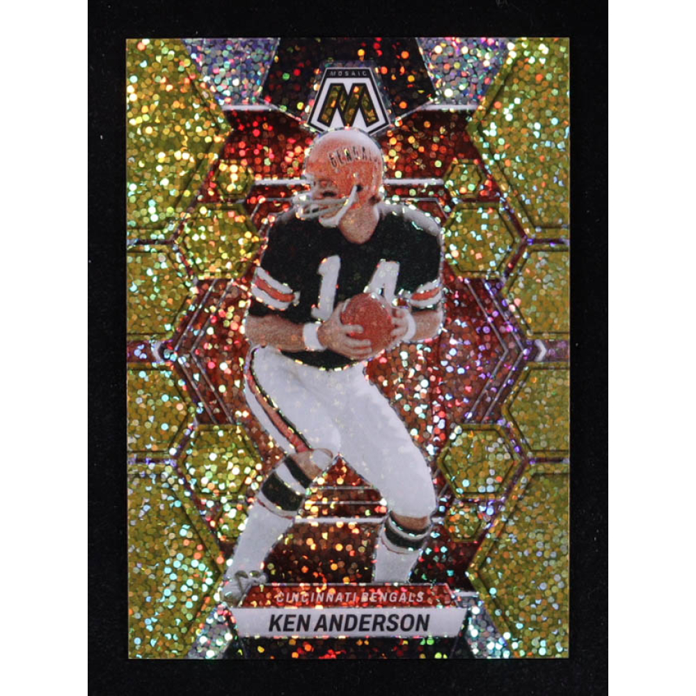 Ken Anderson 2023 Panini Mosaic Gold Sparkle #44 #07/24 at PristineAuction.com