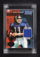 Phil Simms 2024 Jersey Fusion Game Used Swatch #PS88 at PristineAuction.com