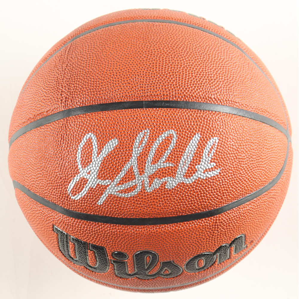 John Stockton Signed NBA Basketball (Beckett) at PristineAuction.com