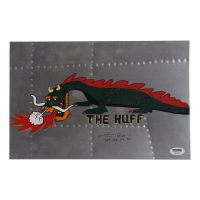 Jim Thompson Signed "The Huff" Original Nose Art F-86 (PSA) Korean War Pilot (d) 2017 at PristineAuction.com