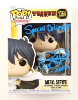 Sarach Roach Signed "Trigun" #1364 Meryl Stryfe Funko Pop! Vinyl Figure Inscribed "Special Delivery!!! / Meryl" (JSA) at PristineAuction.com